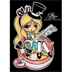 Dee's Alice by Miss Cherry Martini Wonderland Tattoo Canvas Art Print