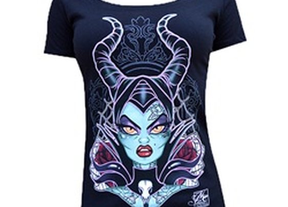 Women's Mistress of Evil by Miss Cherry Martini Maleficent T Shirt