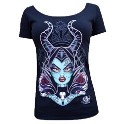Women's Mistress of Evil by Miss Cherry Martini Maleficent T Shirt