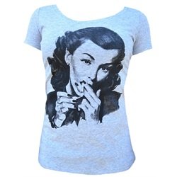 Women's Fine Tobacco by Annex Clothing Retro Smoking Housewife T Shirt