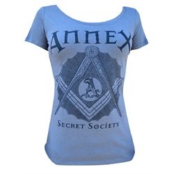 Women's Secret Society by Annex Freemasons Masonic Mason Scoop T Shirt