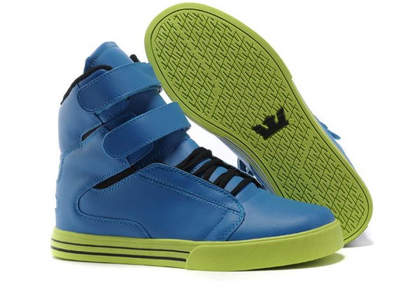Supra TK Society Blue Lime Green WMNS Skate Shoes