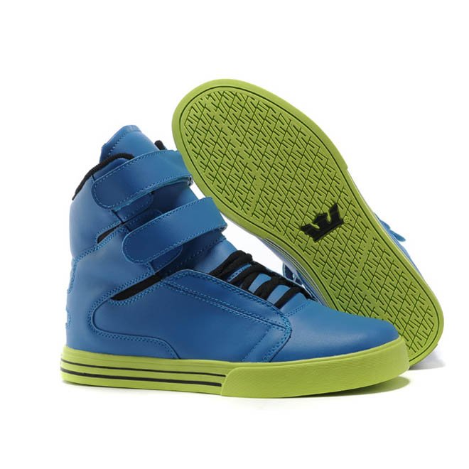 Supra TK Society Blue Lime Green WMNS Skate Shoes