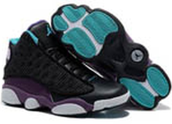 Nike Jordan Retro XIII with Electric Yellow and Squadron Blue - NBA Basketball Shoes - nbsneaker.com
