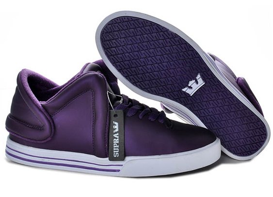 Supra Men Shoes Falcon Mid Tops with White Leather