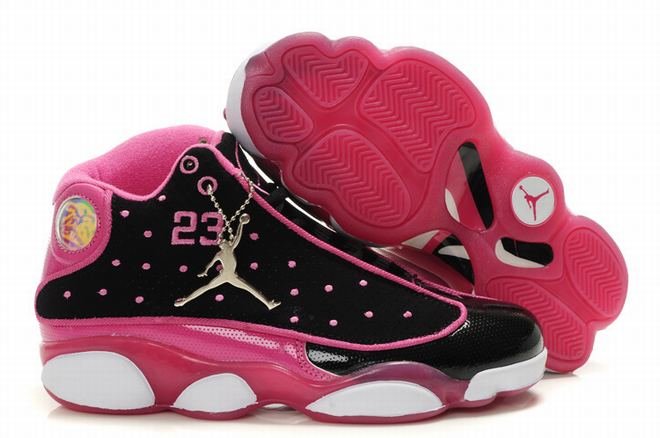 Brand New Jordan Retro Jordan 13 (Womens) Black & Pink - Basketball Shoes -  $91.39 - marsretro.com