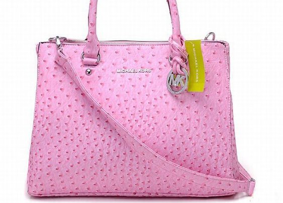 michael kors pink bedford ostrich handbags price
