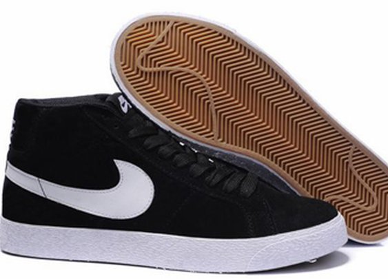Nike Blazers SB Black Light Graphite Skate Shoes Men Size