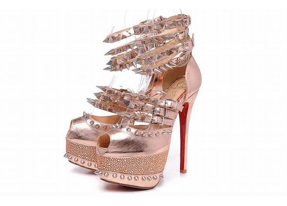 2012 Christian Louboutin 20 Years Isolde 160mm Leather Peep Toe Pumps Bronze