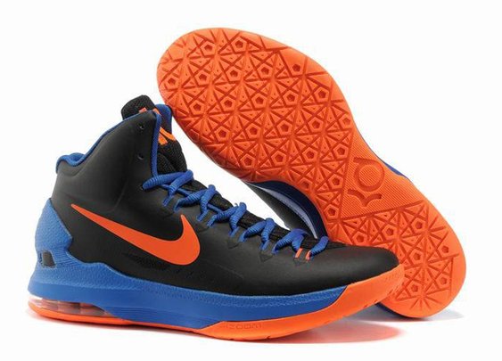 Nike Zoom KD V With Black/Photo Blue/Team Orange Colorways New Shoes