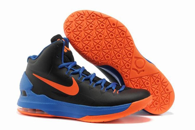 Nike Zoom KD V With Black/Photo Blue/Team Orange Colorways New Shoes
