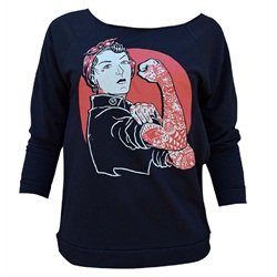 Women's We Can Do It by Adi Rosie the Riveter Unfinished Sweatshirt