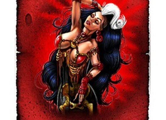The Duality of Beauty by Joey Rotten Zombie Tribal Canvas Art Print
