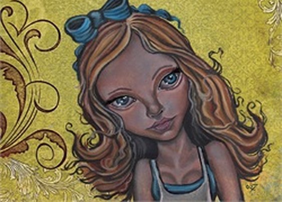Ask Alice by Matt Griffith Creepy Wonderland Tattoo Giclee Art Print