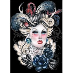 The Mad Ones by Hilary Jane Victorian Zombie Tattoo Giclee Art Print