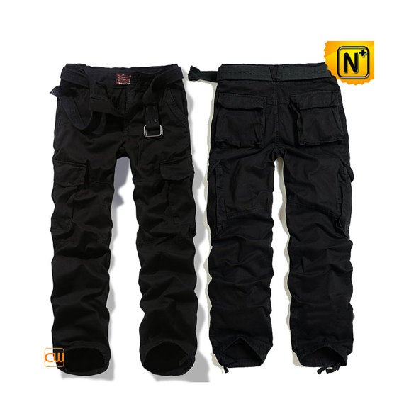 Belted Cargo Pants Black CW100037