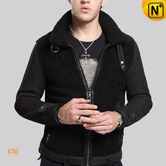 Shearling Bomber Jacket for Men CW878365