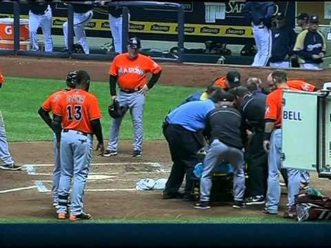 Stanton Hit Giancarlo Stanton hit in face with pitch | Gentlemint