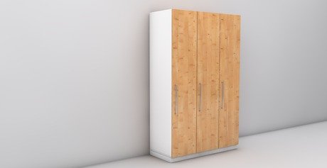 Schrank nach Maß mit drei Drehtüren