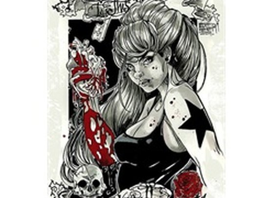 Is This Your Heart by Kris Chisholm Sexy Woman Tattoo Canvas Art Print