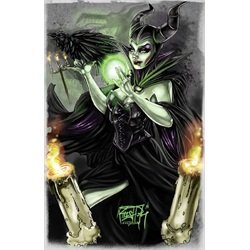 Maleficent by Kris Chisholm Disney Sleeping Beauty Canvas Art Print