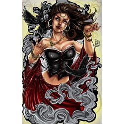 Gypsy Woman by Artist Kris Chisholm Tattoo Artwork Canvas Art Print