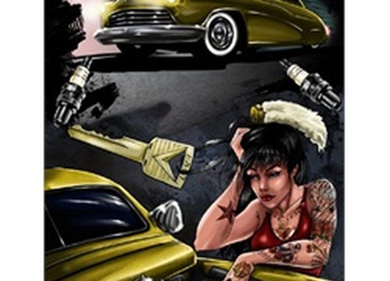 Wishing by Kris Chisholm Kustom Kulture Artwork Canvas Fine Art Print