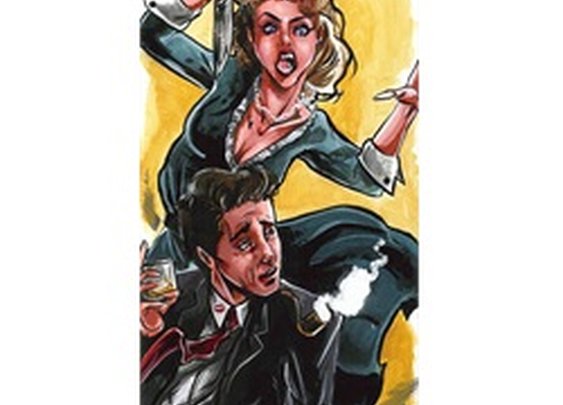 Murder No. 2 by Kris Chisholm Bloody Sexy Killer Canvas Fine Art Print