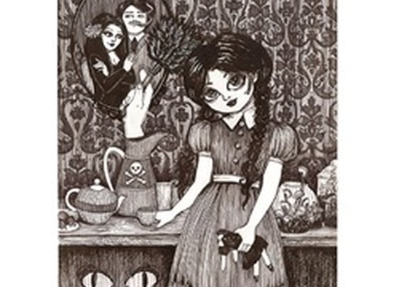 Wednesday Addams by Rachel Walker Family Artwork Canvas Fine Art Print