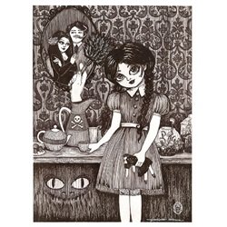 Wednesday Addams by Rachel Walker Family Artwork Canvas Fine Art Print
