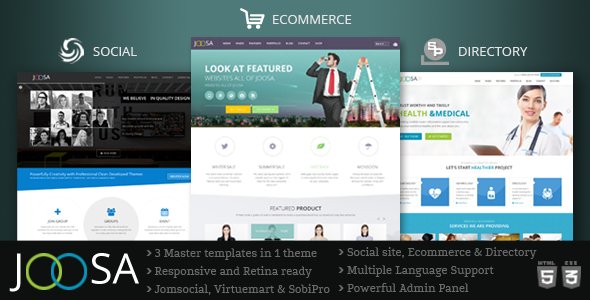 CMS Themes - Joosa - Responsive Ultimate Joomla Theme | ThemeForest