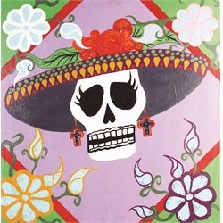 Senorita Dead by Malibloc Day of the Dead Artwork Canvas Art Print