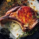 Pan-Roasted Brined Pork Chop Recipe