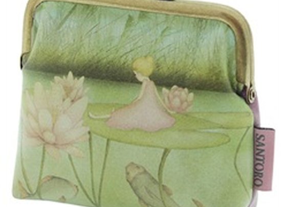Santoro Once Upon A Time Thumbelina Fairytale Art Kisslock Coin Purse