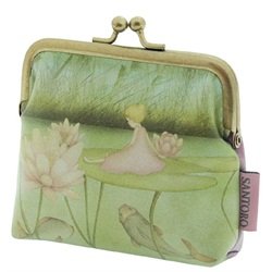Santoro Once Upon A Time Thumbelina Fairytale Art Kisslock Coin Purse