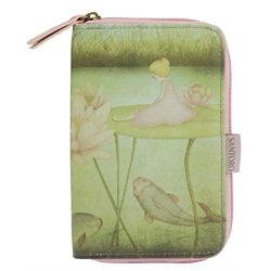Santoro Once Upon A Time Thumbelina Fairytale Art Vegan Zip Wallet