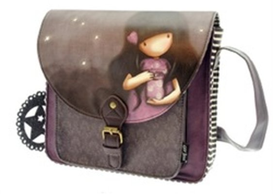 Santoro Gorjuss We Can All Shine Girl w/ Stars Saddle Shoulder Bag