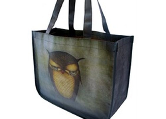 Santoro London Grumpy Owl Cute Bird Shopping Tote Shoulder-bag Purse