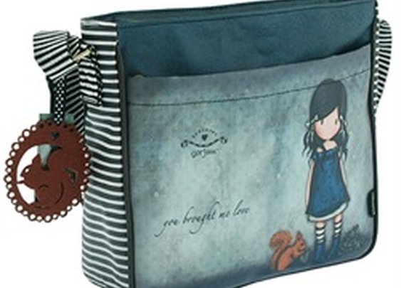 Santoro Gorjuss You Brought Me Love Girl & Squirrel Shoulder-bag Purse
