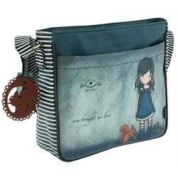Santoro Gorjuss You Brought Me Love Girl & Squirrel Shoulder-bag Purse