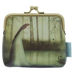 Santoro Once Upon A Time Frog Prince Princess Fairytale Art Coin Purse