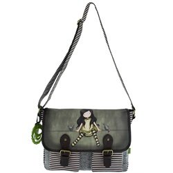Santoro London Gorjuss On Top Of The World Girl w/ Birds Satchel Purse