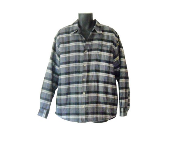 Grunge Flannel Shirt Men Flannel Jacket Men by SecondhandObsession