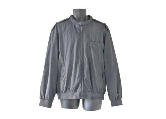 80s Windbreaker Men Windbreaker Jacket Blue by SecondhandObsession
