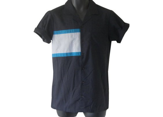 90s Shirt Mens Shirt Short Sleeve Shirt by SecondhandObsession