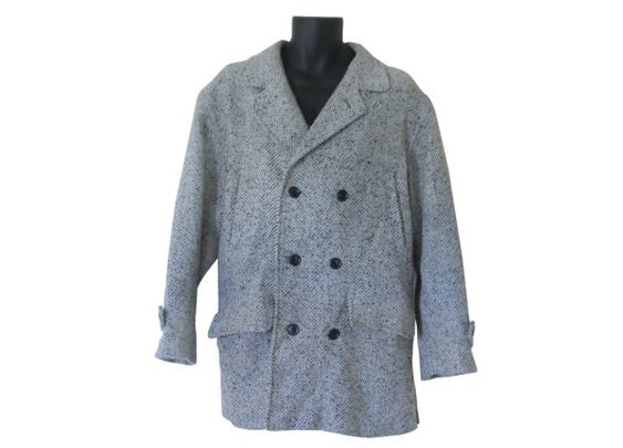 Men Peacoat Men Pea Coat Men Coat Men by SecondhandObsession