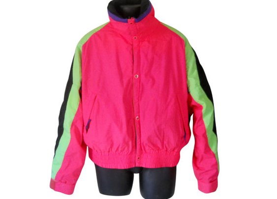 Men Ski Jacket 80s Ski Jacket Men Winter by SecondhandObsession