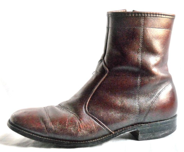 Vintage Boots Brown Ankle Men Distressed Size 9 5 Goodyear Heel EU 42 UK 8 5 | eBay