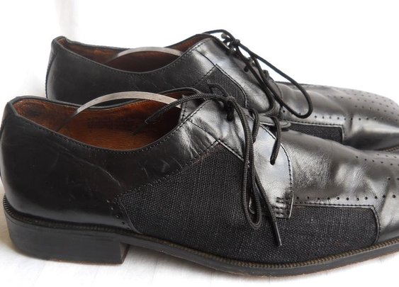 Black Dress Shoe Fratelli Rossetti 11 5 Oxford Lace Up Men Leather Dressy 42 | eBay