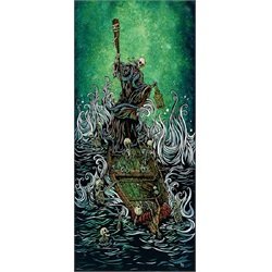 Boatman On The River Styx by David Lozeau Skeletons Canvas Art Print